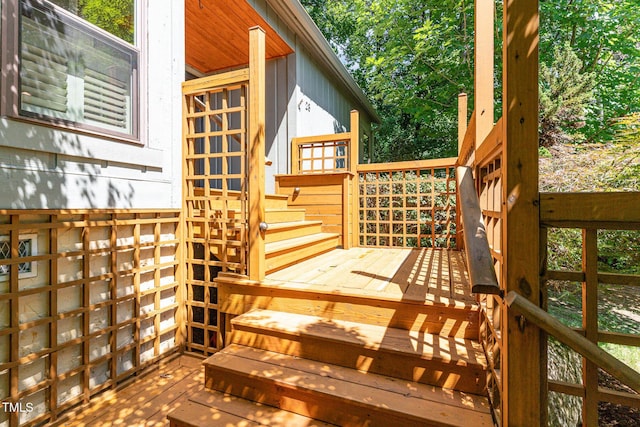 28 Benchmark, Pittsboro, NC 27312 - view of wooden deck