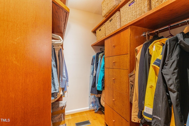 28 Benchmark, Pittsboro, NC 27312 - spacious closet featuring wood finished floors
