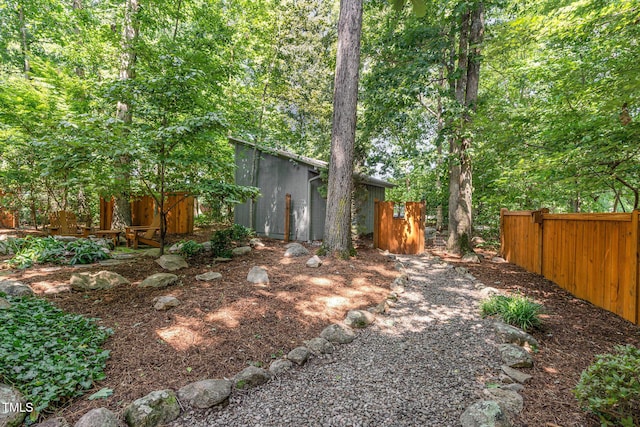 28 Benchmark, Pittsboro, NC 27312 - view of yard with an outdoor structure
