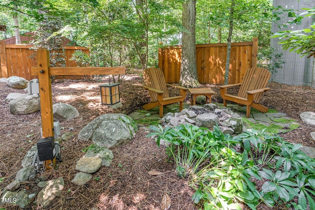 28 Benchmark, Pittsboro, NC 27312 - view of yard with a fire pit