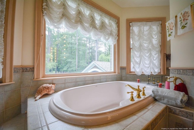 1064 Tresses Ct, Vass, NC 28394 - full bathroom featuring a garden tub