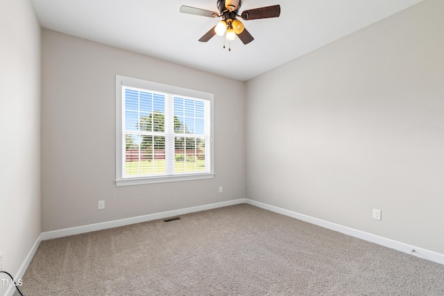 24 Windchime Ct, Clayton, NC 27527 - carpeted empty room featuring a ceiling fan and baseboards