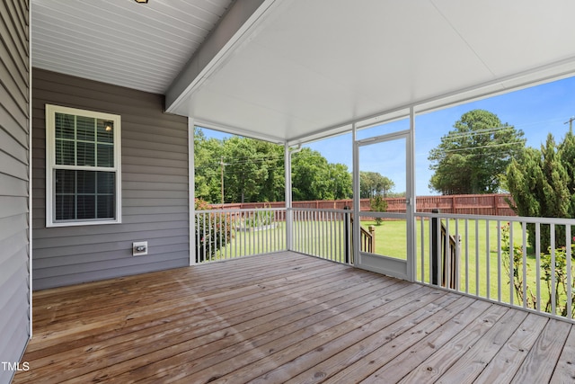24 Windchime Ct, Clayton, NC 27527 - wooden deck featuring a fenced backyard