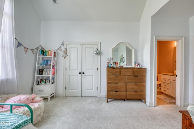 633 Rolling Springs Dr, Cary, NC 27519 - bedroom with light carpet and a closet