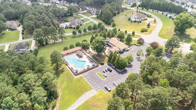 119 Florentino Ct, Clayton, NC 27527 - aerial view of a pool