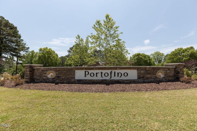 119 Florentino Ct, Clayton, NC 27527 - community sign featuring a yard