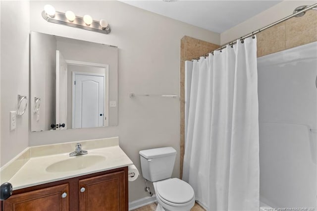 428 Basket Oak Dr, Bunnlevel, NC 28323 - bathroom with vanity and a shower with shower curtain