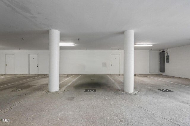108-203 Northbrook Dr Unit 203, Raleigh, NC 27609 - parking deck featuring electric panel