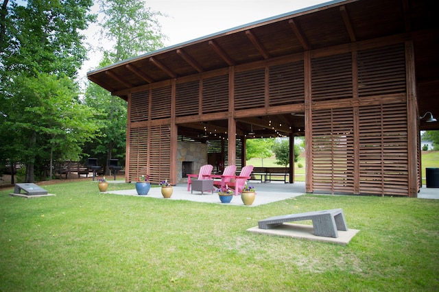 1559 Wendell Valley Blvd, Wendell, NC 27591 - view of home's community featuring a lawn and a patio