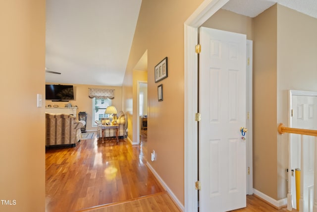1401 Burchcrest Dr, Garner, NC 27529 - hall with light wood-style floors