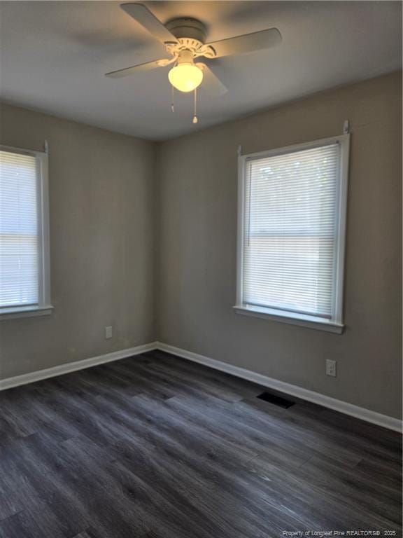703 Lake Ave, Spring Lake, NC 28390 - unfurnished room with wood finished floors and a ceiling fan