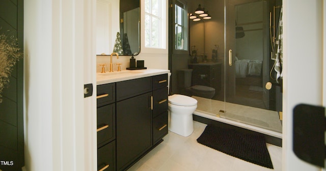 1620 Hunting Ridge Rd, Raleigh, NC 27615 - bathroom with vanity and a stall shower