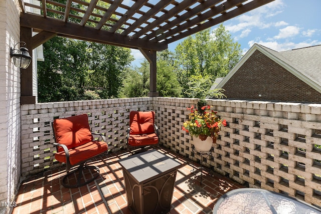 254 Charter Ct SE, Concord, NC 28025 - view of patio featuring a pergola