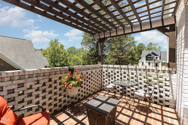 254 Charter Ct SE, Concord, NC 28025 - deck featuring a pergola and a patio