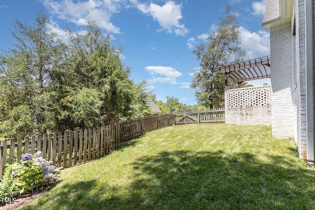 254 Charter Ct SE, Concord, NC 28025 - fenced backyard featuring a pergola
