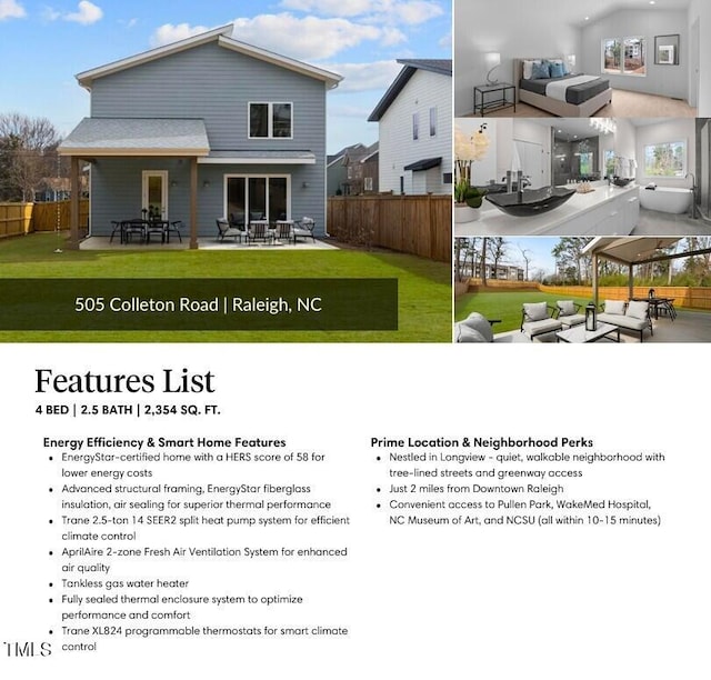 505 Colleton Rd, Raleigh, NC 27610 - view of marketing collateral with multiple images