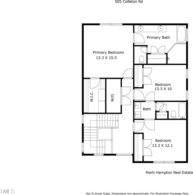 505 Colleton Rd, Raleigh, NC 27610 - view of room layout