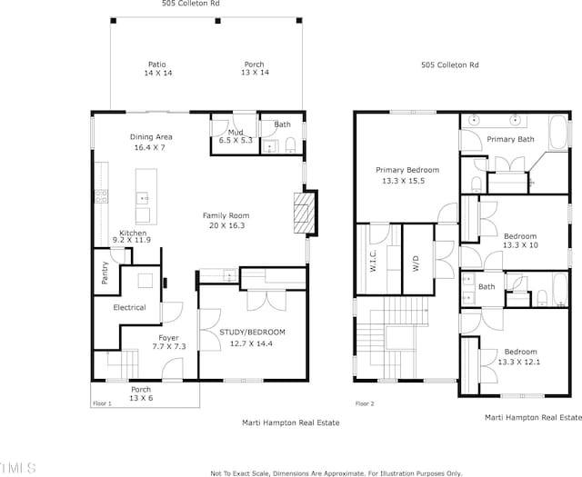 505 Colleton Rd, Raleigh, NC 27610 - view of room layout