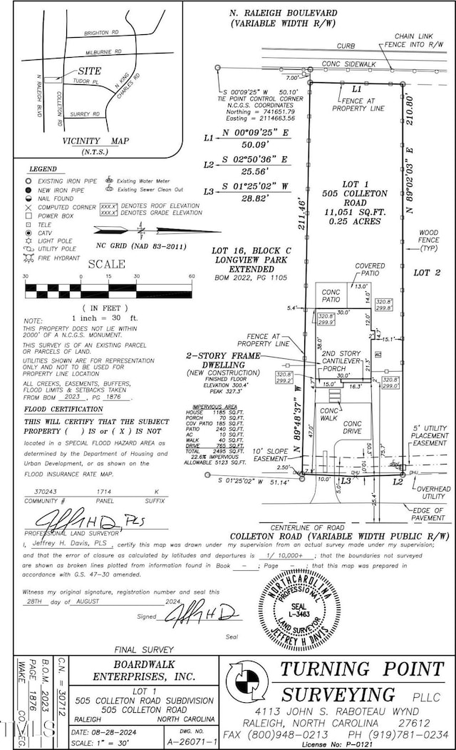 505 Colleton Rd, Raleigh, NC 27610 - view of a document