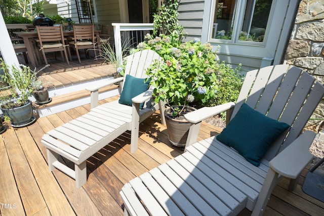 267 Bald Eagle Dr, Pittsboro, NC 27312 - deck with outdoor dining area