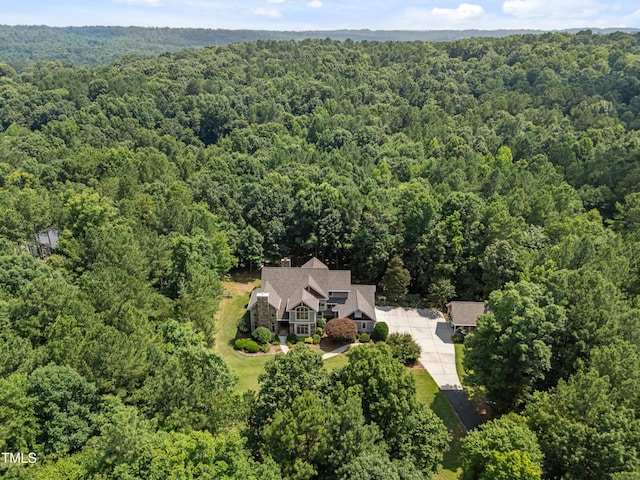 267 Bald Eagle Dr, Pittsboro, NC 27312 - view from above of property with a forest