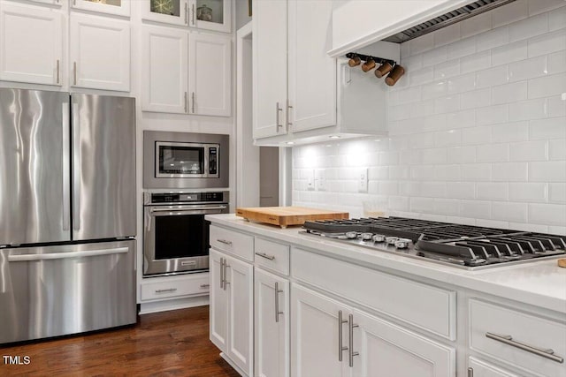 1217 Clandon Square Rd, Hillsborough, NC 27278 - kitchen featuring stainless steel appliances, light countertops, and white cabinets