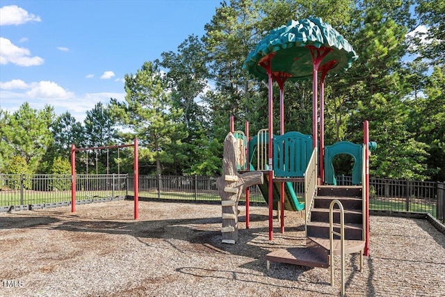 1217 Clandon Square Rd, Hillsborough, NC 27278 - community playground featuring view of wooded area