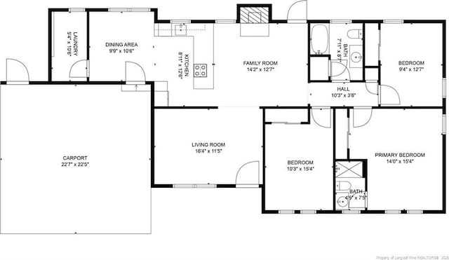 1718 Shiloh Dr, Fayetteville, NC 28304 - view of floor plan / room layout