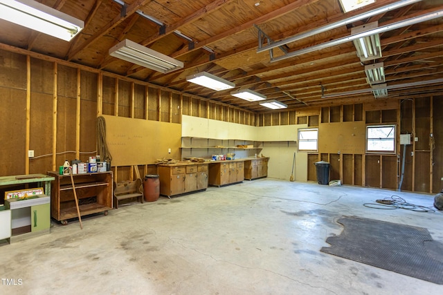 3603 Grimes Ave, Durham, NC 27703 - garage with a workshop area