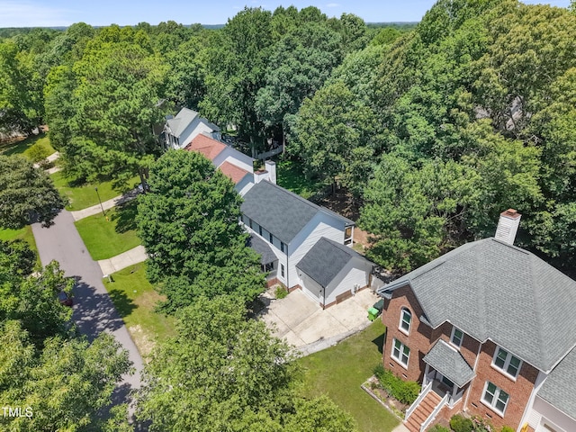 3421 Tunas St, Raleigh, NC 27616 - drone / aerial view of a heavily wooded area