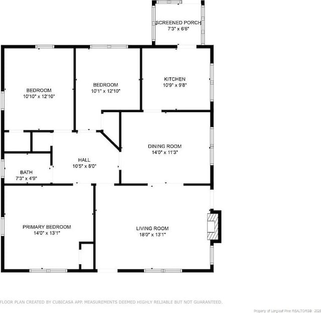 202 E 17th St, Lumberton, NC 28358 - view of floor plan / room layout