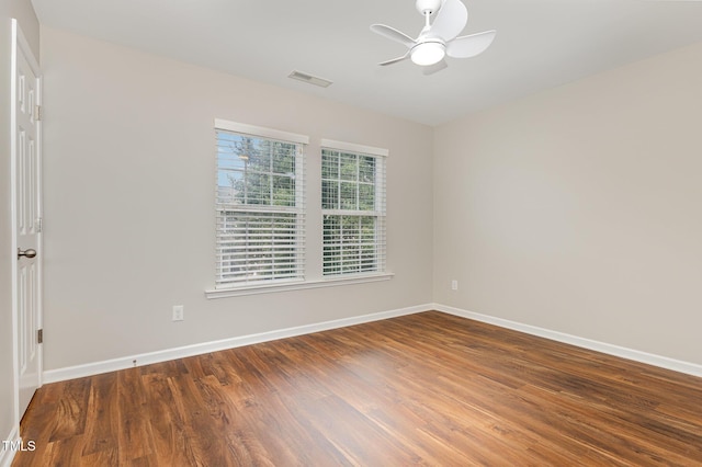 713 Summer Music Ln, Raleigh, NC 27603 - empty room featuring wood finished floors and a ceiling fan
