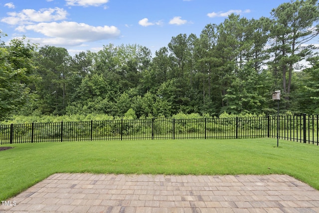 733 Daniel Ridge Rd, Wendell, NC 27591 - fenced backyard with a patio