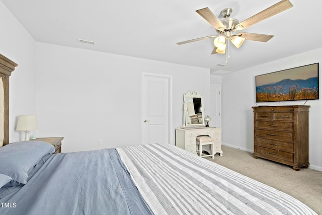 444 Campbell Ridge Pl, Wendell, NC 27591 - bedroom featuring carpet and ceiling fan