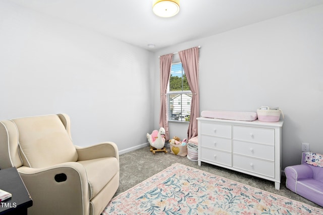444 Campbell Ridge Pl, Wendell, NC 27591 - sitting room featuring carpet flooring and baseboards