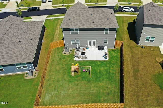 444 Campbell Ridge Pl, Wendell, NC 27591 - aerial view of property and surrounding area