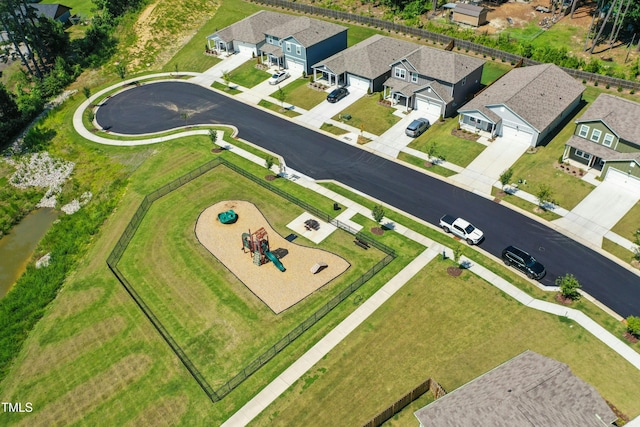 444 Campbell Ridge Pl, Wendell, NC 27591 - aerial perspective of suburban area