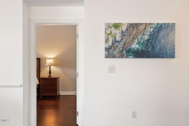 10511 Rosegate Ct Unit 103, Raleigh, NC 27617 - corridor featuring wood finished floors and baseboards