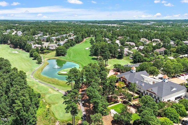 10511 Rosegate Ct Unit 103, Raleigh, NC 27617 - aerial perspective of suburban area with a large body of water and a local golf course