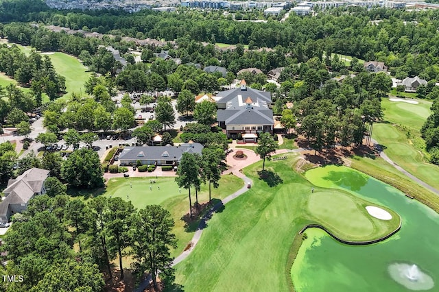 10511 Rosegate Ct Unit 103, Raleigh, NC 27617 - aerial perspective of suburban area with a golf club