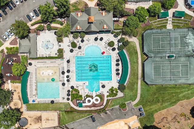 10511 Rosegate Ct Unit 103, Raleigh, NC 27617 - view of property location with a pool area