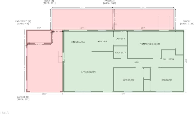 18 Red Pine Rd, Chapel Hill, NC 27516 - view of property floor plan