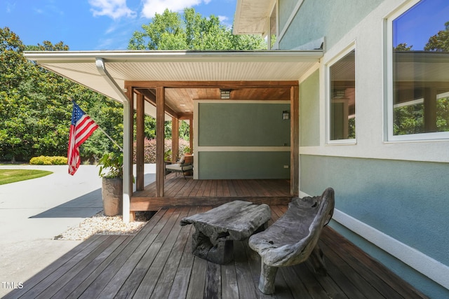 1209 Ravens Point Cir, Raleigh, NC 27614 - view of deck