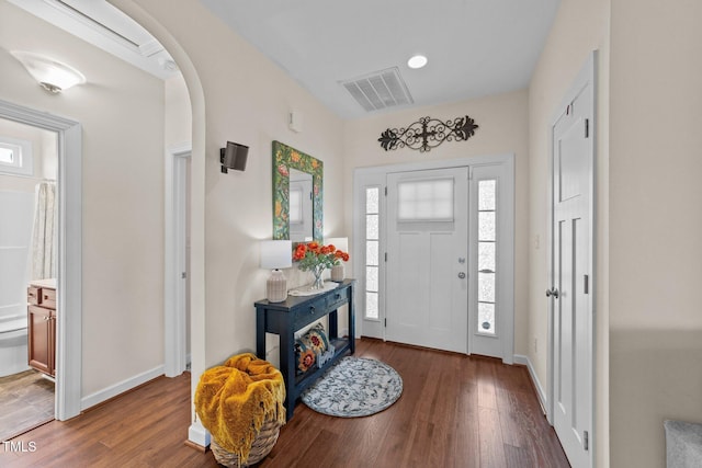 16 Woodglen Dr, Clayton, NC 27527 - entryway with wood finished floors and baseboards