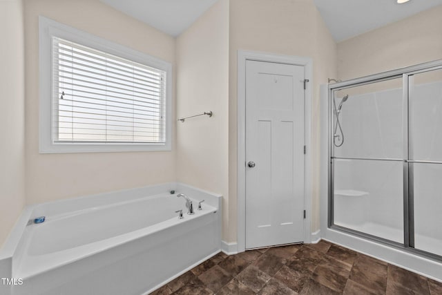 16 Woodglen Dr, Clayton, NC 27527 - full bathroom with a garden tub and a shower stall