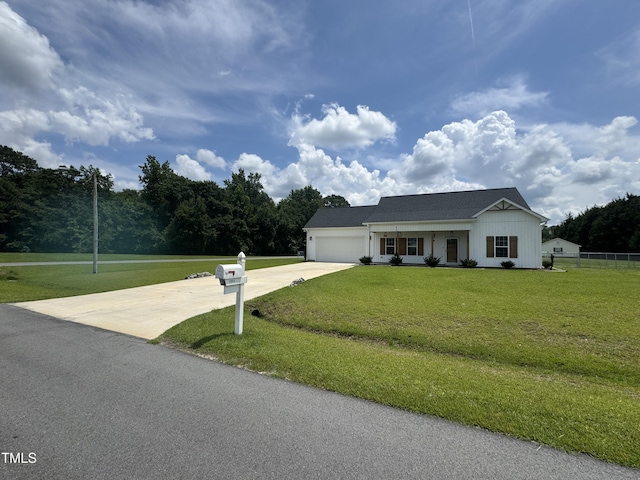 3005 Condor Ct, Deep Run, NC 28525 - view of front of house with an attached garage and driveway