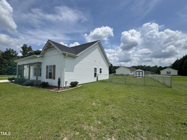 3005 Condor Ct, Deep Run, NC 28525 - view of property exterior featuring a storage shed
