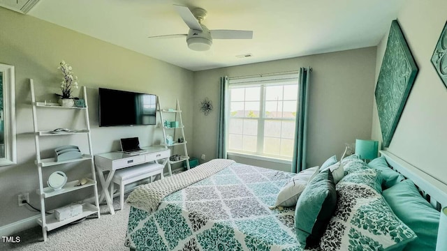 192 Waterpine Dr, Garner, NC 27529 - bedroom with a ceiling fan
