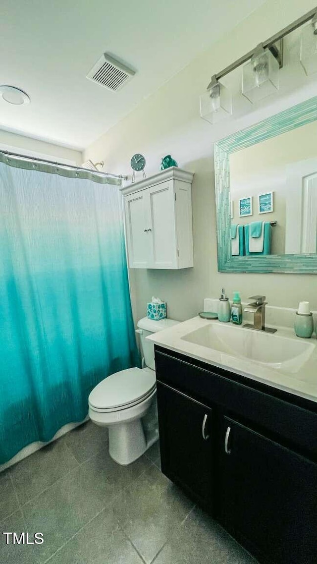192 Waterpine Dr, Garner, NC 27529 - full bath with vanity, tile patterned flooring, and a shower with shower curtain