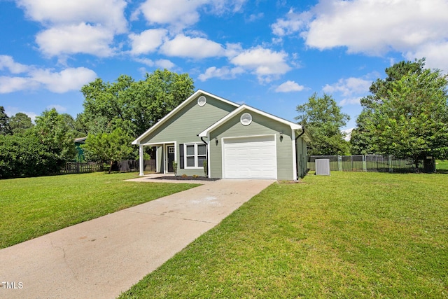 153 Eulon Loop, Raeford, NC 28376 - view of front of home featuring concrete driveway and a garage